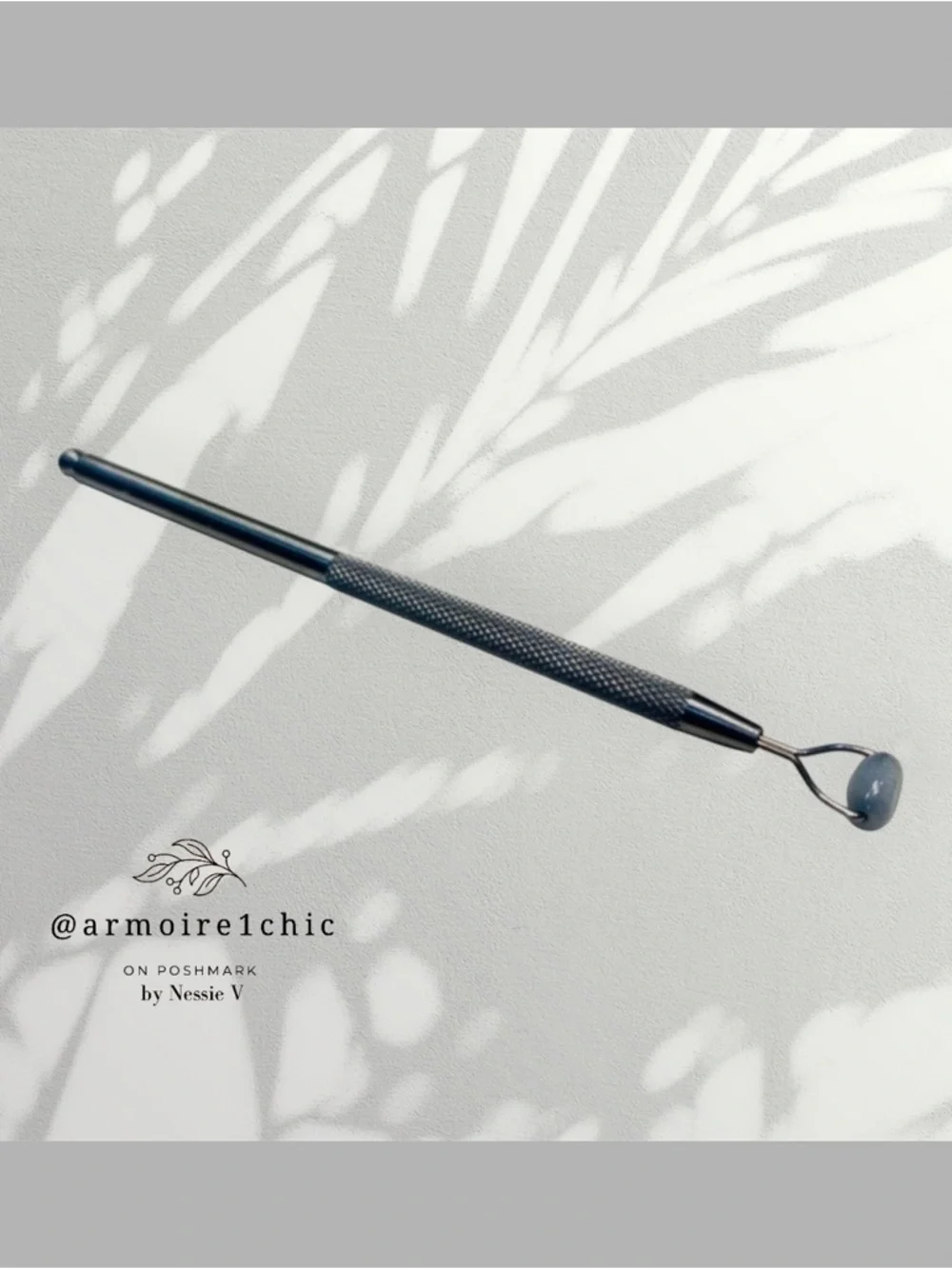 GUA SHA | Light Jade Stainless Steel Mini Facial Roller